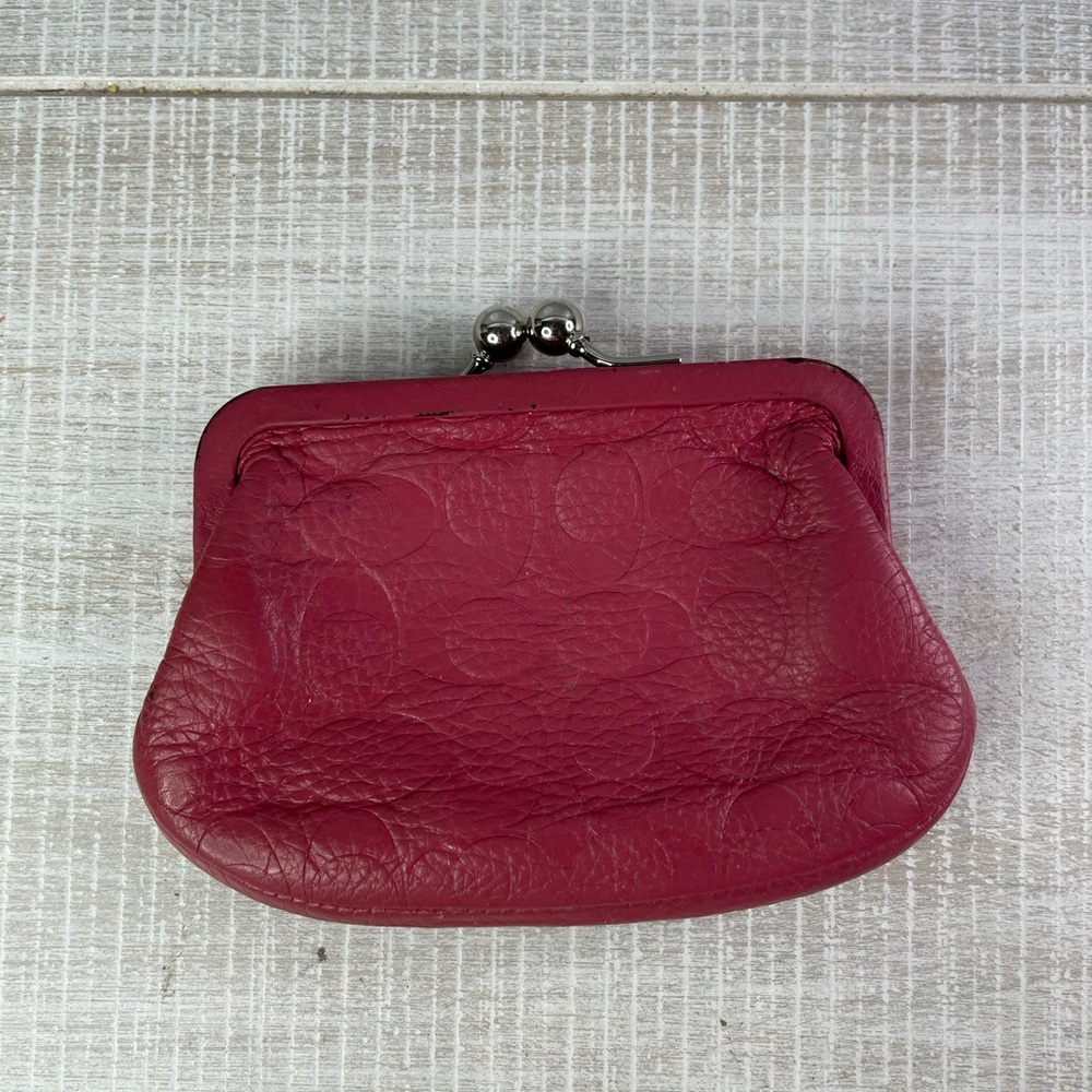 Coach coin purse.